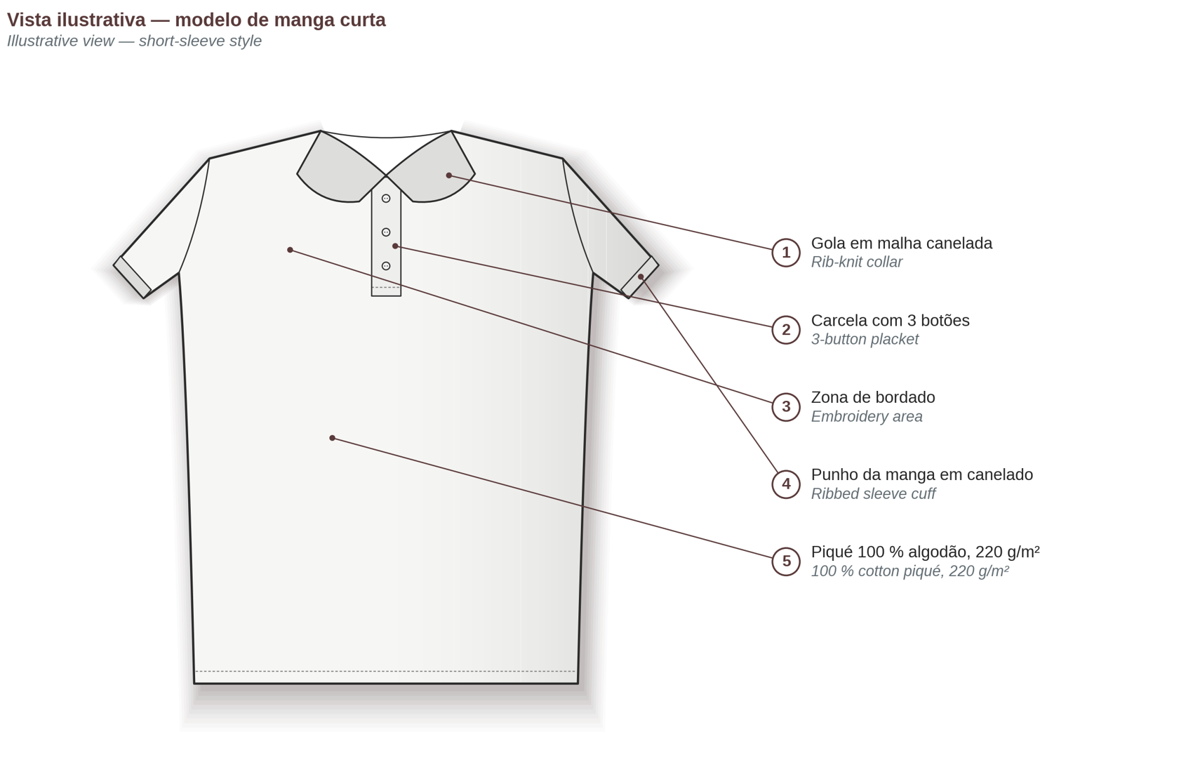 Technical drawing of the product