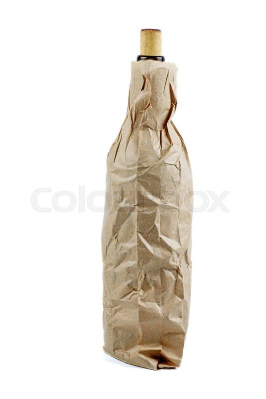 Wine Bottle Kraft Bag